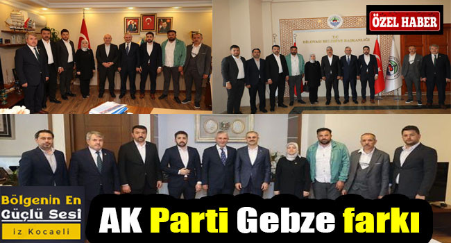 AK Parti Gebze yine farkını gösterdi