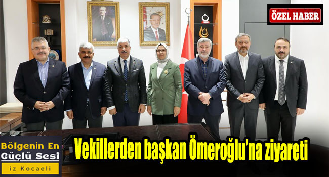 AK Partili vekillerden Başkan Ömeroğlu'na hayırlı olsun ziyareti