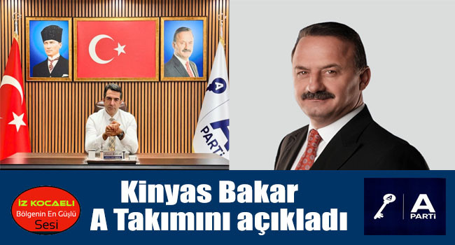 Anahtar Parti Darıca Başkanı Kinyas Bakar A Takımını açıkladı