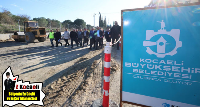 Başkan Büyükakın, Gebze’deki yol çalışmalarını inceledi