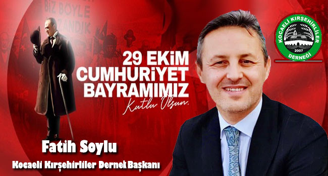 Başkan Fatih Soylu'dan 29 Ekim Cumhuriyet Bayramı Kutlama Mesajı