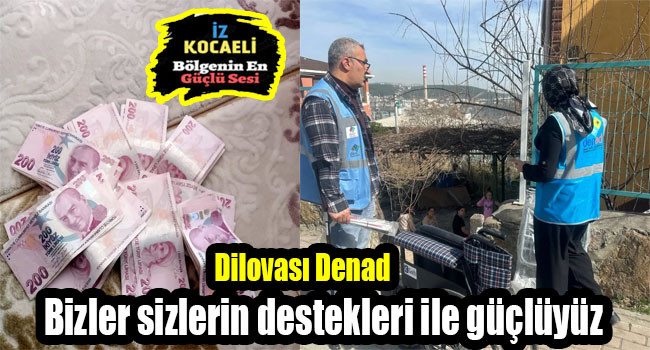 DENAD, Dilovası'nda Ramazanda yardımlarıyla gönüllere dokundu