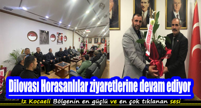 Dilovası Horasanlılardan MHP Dilovası'na hayırlı olsun ziyareti