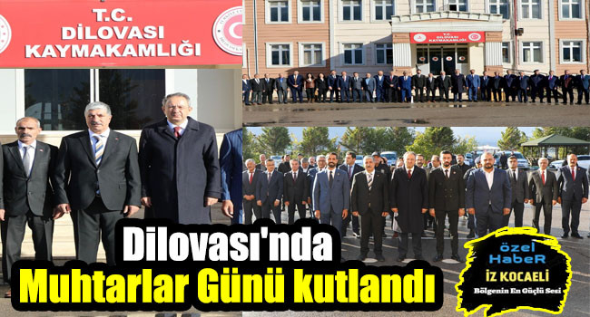 Dilovası'nda Muhtarlar Günü kutlandı