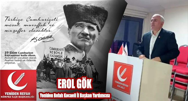 EROL GÖK 29 Ekimi kutladı