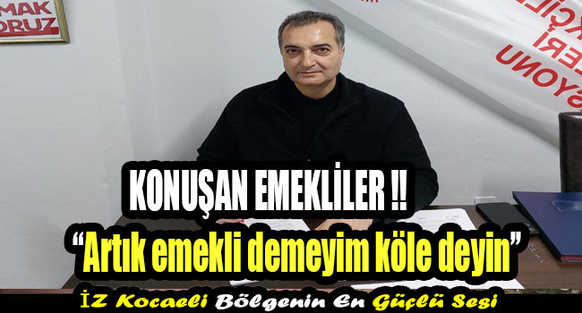 GEBZE MÜCADELECİ EMEKLİLER DERNEĞİNDEN “KONUŞAN EMEKLİLER” Kampanyası basın açıklaması