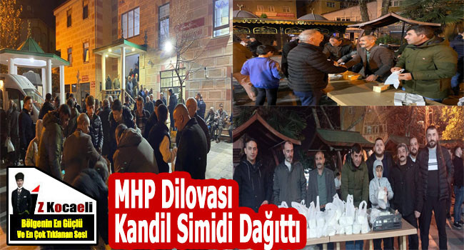 MHP Dilovası Kandil Simidi Dağıttı