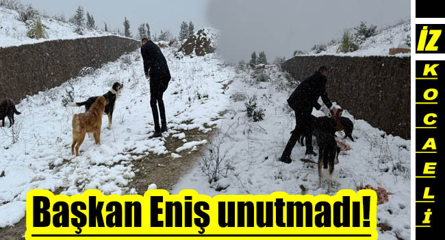 Başkan Binali Eniş unutmadı!