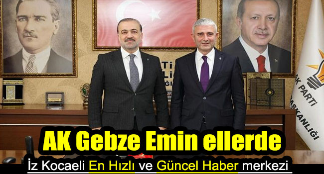 Gebze AK Parti’de Recep Kaya yeniden aday