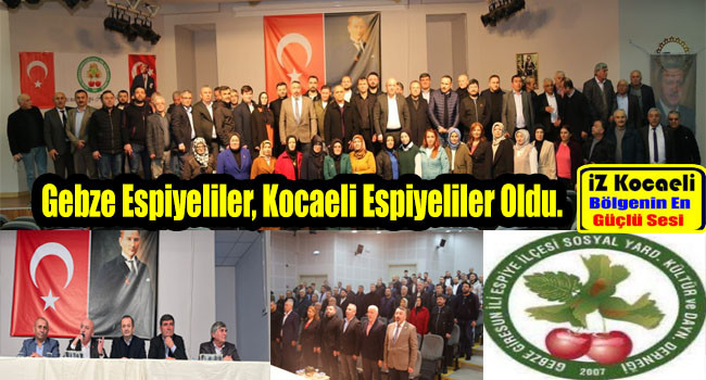 Gebze Espiyeliler, Kocaeli Espiyeliler Oldu.