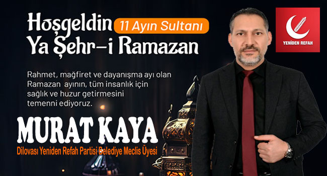 Murat Kaya'dan Ramazan Ayı Mesajı